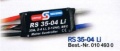 Regler RS35-04 LI Bürstenmotore