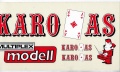 Dekorbogen KARO AS Rarität 80-iger Jahre