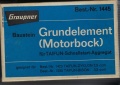 Motorbock (Grundelement) Rarität 60-70 iger Jahre
