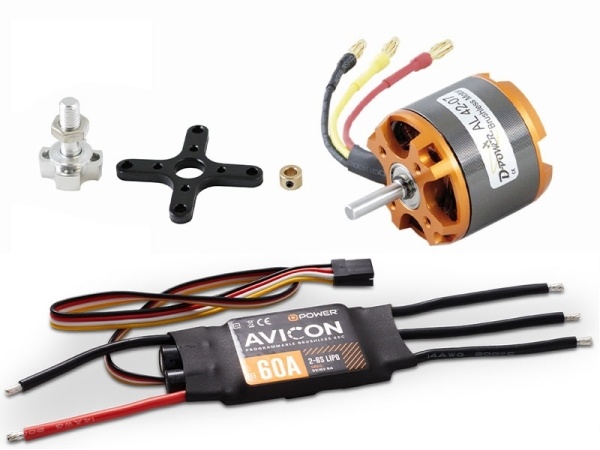 D-Power BL-Motor AL42-07 & Regler COMET 60A