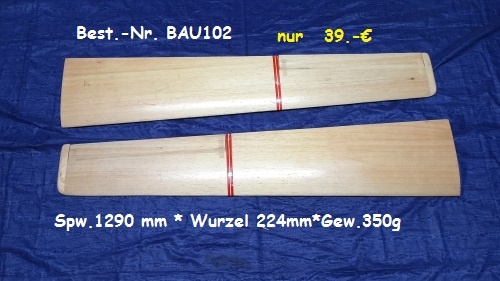 Bauermann Segler Einzelfl&auml;chen Spw.1,2m