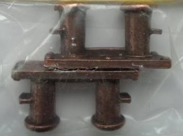 Dopp-Poller Metall       2-Stück