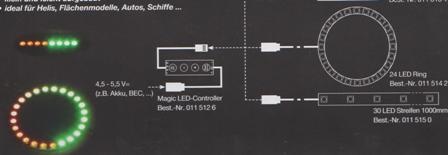 Magic-LED 30-LED RGB Streifen