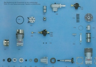 Ersatzteile für Verbrennermotore