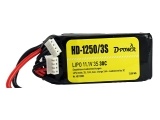 D-Power HD-1250  3S Lipo (11,1V) 30C - mit XT-60 Stecker