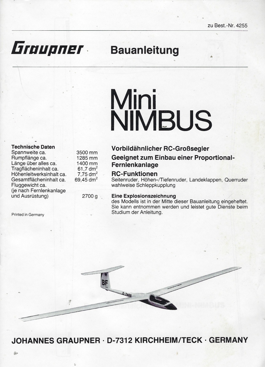 Fertigflächen Spw.3500mm MINI NIMBUS