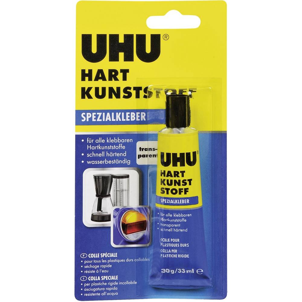 UHU hart Kunststoff Spezialkleber 30g Tube