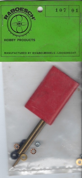 Rudergarnitur Kunststoff ca 49 x 32mm