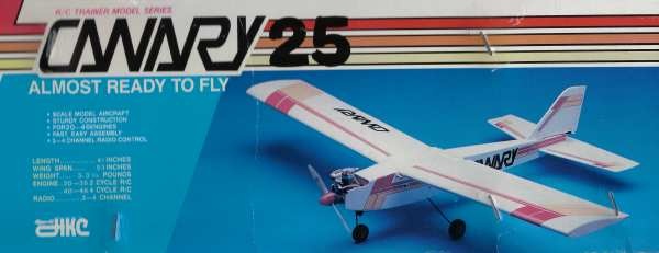 CANARY-25 R/C Scale Modell ARF