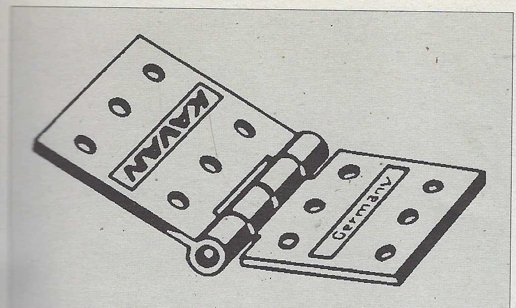 Scharnier 39 x 20 mm