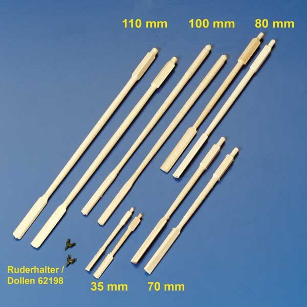 Ruderriemen Holz 35 mm  2-St&uuml;ck