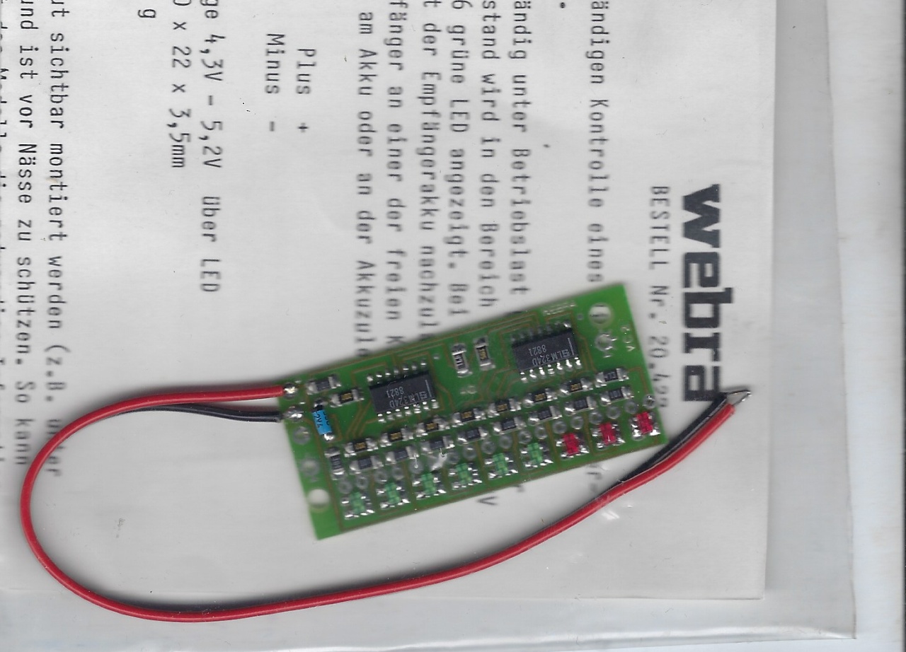 Spannungsanzeige SMD 4,8 V 