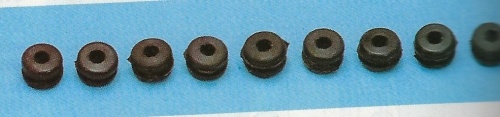 !Gummitüllen Mini-S. 10 Stück