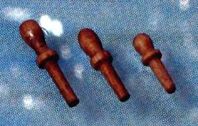 Coffien&auml;gel Holz 10mm   * 10 St&uuml;ck