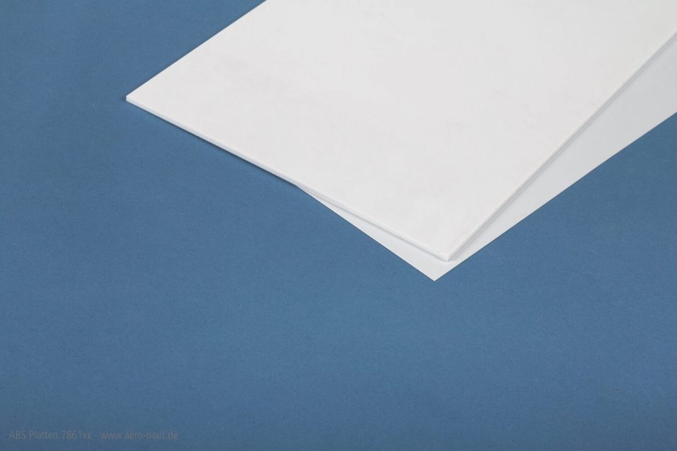 ABS-Platte 600x200x2mm weiß