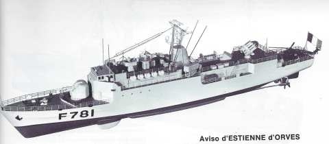 Beschlagsatz Schnellboot AVISO d ESTIENNE d ORVES