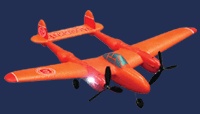 P-38 AirACE orange/red