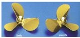 Messing Schiffschraube 3-Blatt