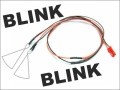 LED Ø 3mm Kabel blinkend (weiß)