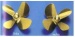 Ms-Schiffsschraube 4-Blatt (/)40mm Rechts M4