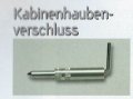 Kabinenhaubenverschluss