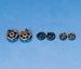 Handrad 5 mm Metall * 2-Stück