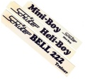 DEKOFOLIE HELI-BOY+BELL 222* MINI BOY