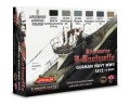 Farbset Schlachtschiff Bismarck Lifecolor Acryl Farbe