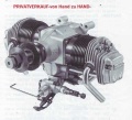 OS MAX FT 160 4-takt Boxermotor im Kundenauftrag