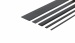Carbon Flachstab  4 x 1 x 1000mm