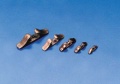 Lippe brüniert Metall 14mm 10-Stück