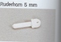 Ruderhorn mit Zapfen 5mm
