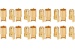 Goldkontakte Ø 6,0 mm - 1 Paar