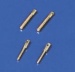 Augenschrauben M3, Messing vernickelt