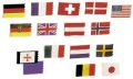Flagge Daenemark      2Stk