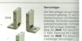 Servoträger Kunststoff 2-teilig